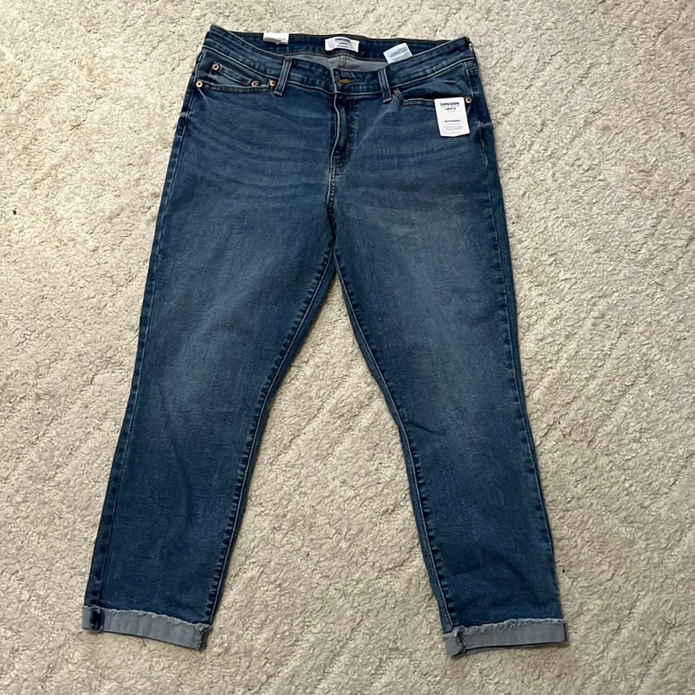 Denizen from Levi's Blue Boyfriend Jeans Relaxed Fit